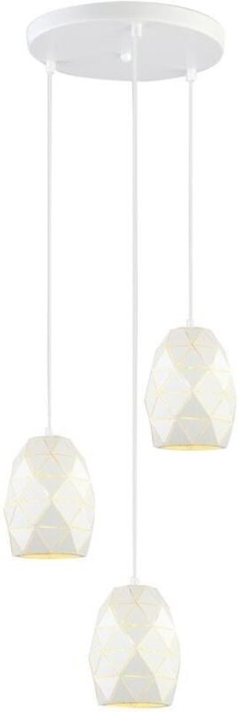 Harley - Moderner hängender Anhänger Weiß 3 Licht, E27 - Italux