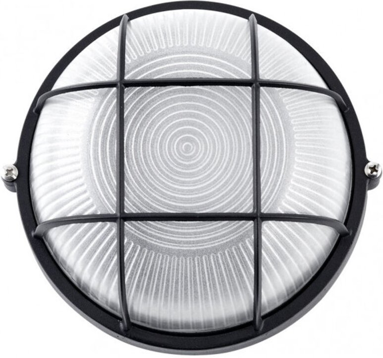 Fabrilamp - Wandleuchte ext. Aluminium apus grand. 1xe27 schwarz ip44 11x25x25 cm