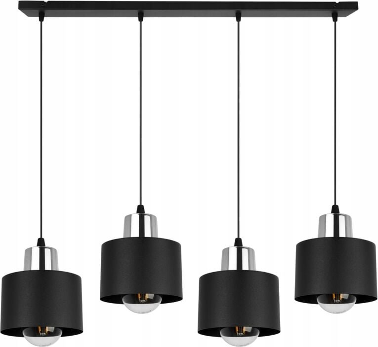 Moderne Deckenhängelampe Schwarze Led-Lampe