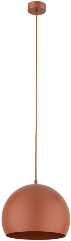 TK Zoe 27cm Kuppel-Hängeleuchte Ziegel 1xE27