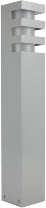 Gartenpfosten 50 cm 1xE27 silber IP54 SU-MA RADO RADO 2 AL