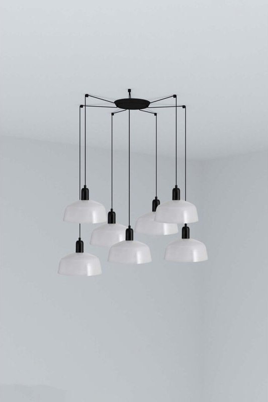 Tatawin m weiße Pendelleuchte 20340-145-7L