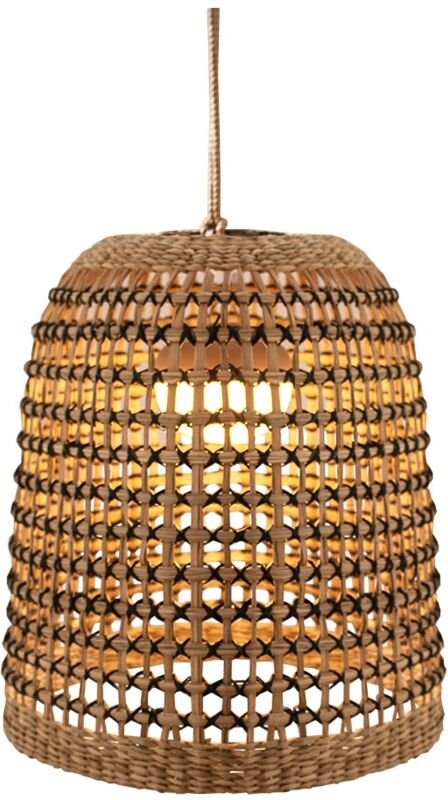 Positano 35 cm Hängeleuchte mit warmem LED-Licht und wiederaufladbarem Akku. Hergestellt in Spanien.