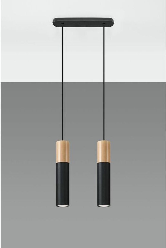 Licht-erlebnisse - Hängelampe Schwarz GU10 Metall Skandinavisch Pendelleuchte