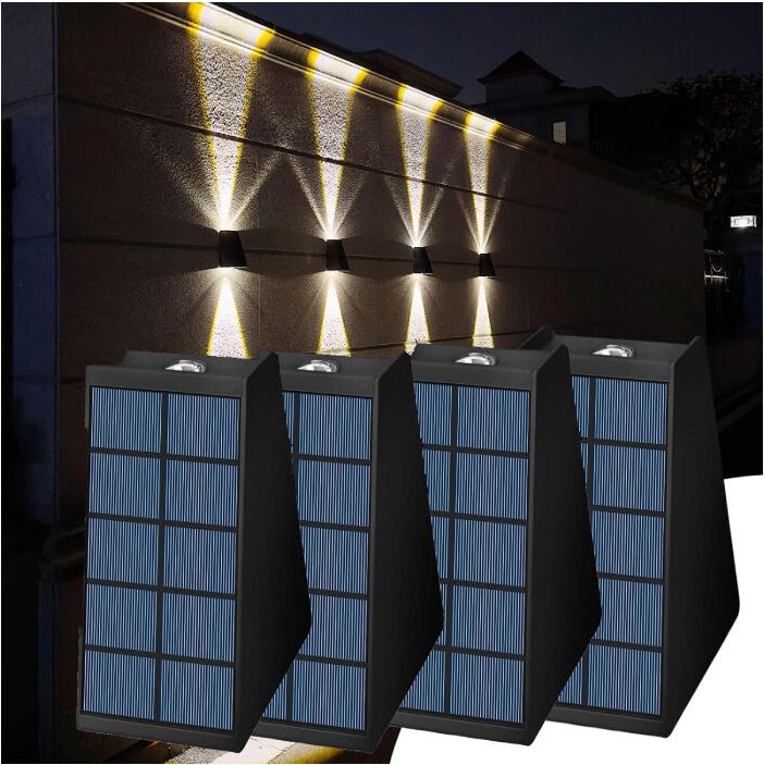 Solar-Wandleuchte für den Außenbereich, wasserdichte Gartendekoration, Solar-Veranda-Licht für Zuhause, Terrasse, Verand...