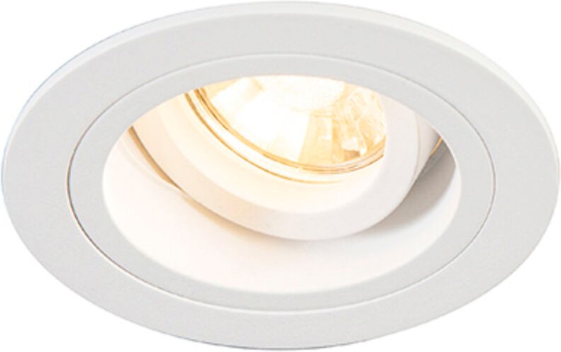 Smart Einbaustrahler weiß rund neigbar inkl. Wifi GU10 - Chuck