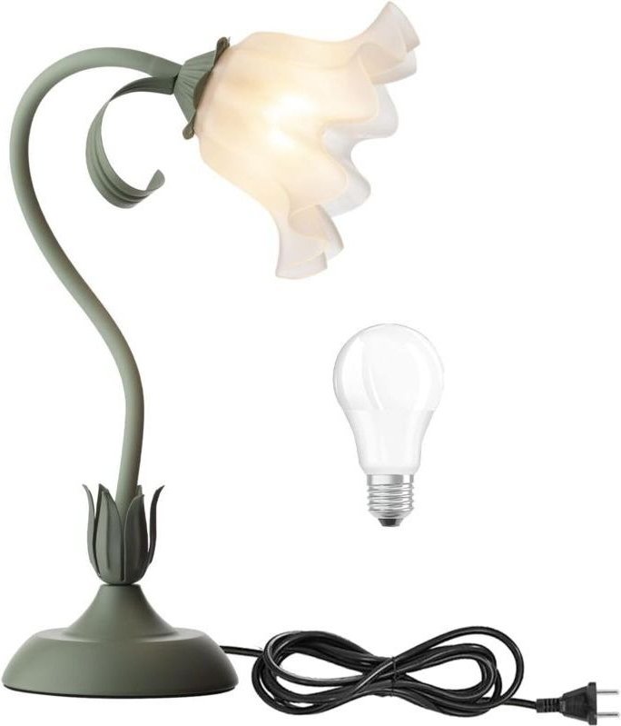 Moderne Blumen-Schreibtischlampe, drehbare Acryl-Tischlampe zum Selberbauen für Schlafzimmer und Arbeitszimmer