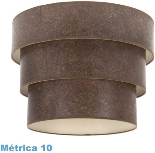 Dreifacher Hängelampenschirm smile m10 rost 50dx40dx28h