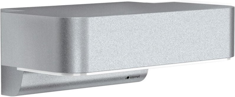 Steinel Sensor-LED-Außenleuchte L 800 SC silber 087555 LED-Außenwandleuchte mit Bewegungsmelder LED