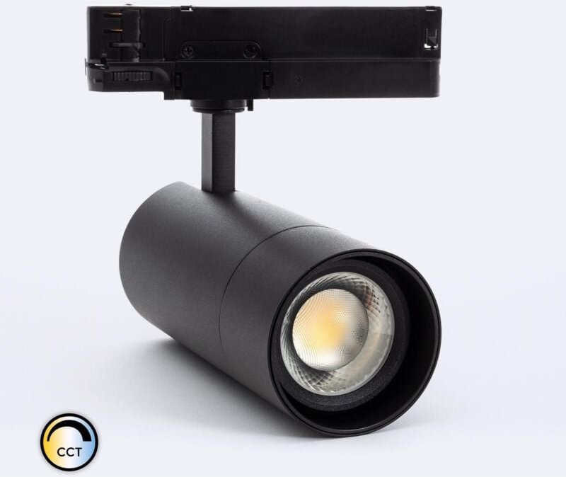 Efectoled - 3-Phasenstromschiene LED-Strahler 30W Wild cct Multiwinkel 24-60º Weiß