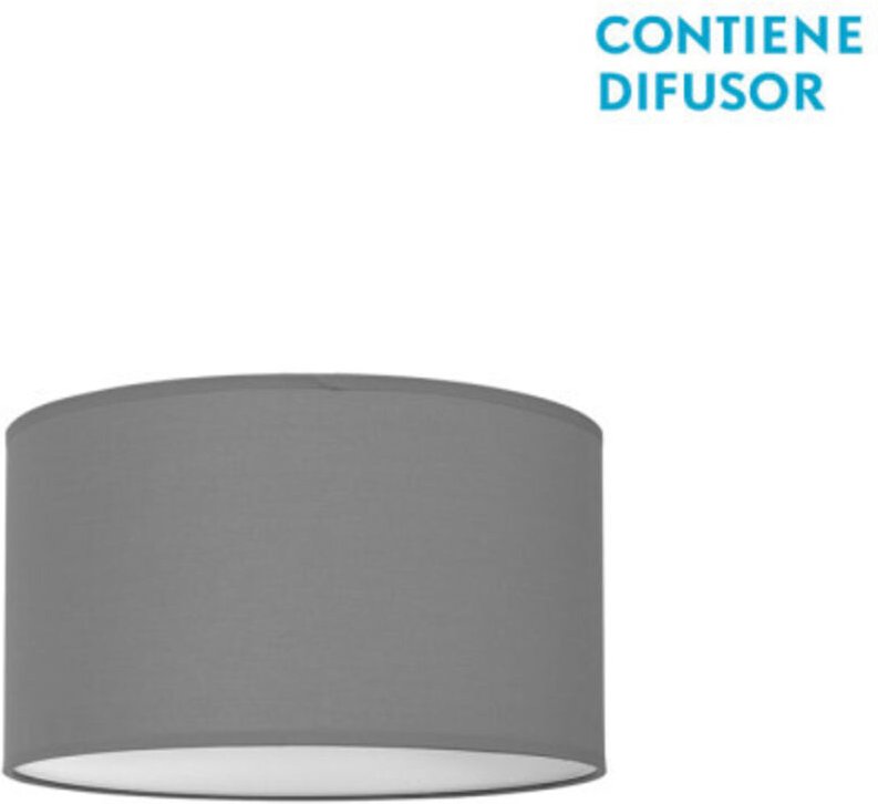 nicole deckenleuchte grau 2xe27 (14x30d)