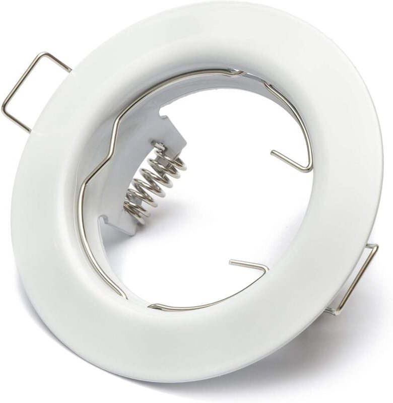 Einbaurahmen Einbaustrahler mit GU10 Fassung Weiß