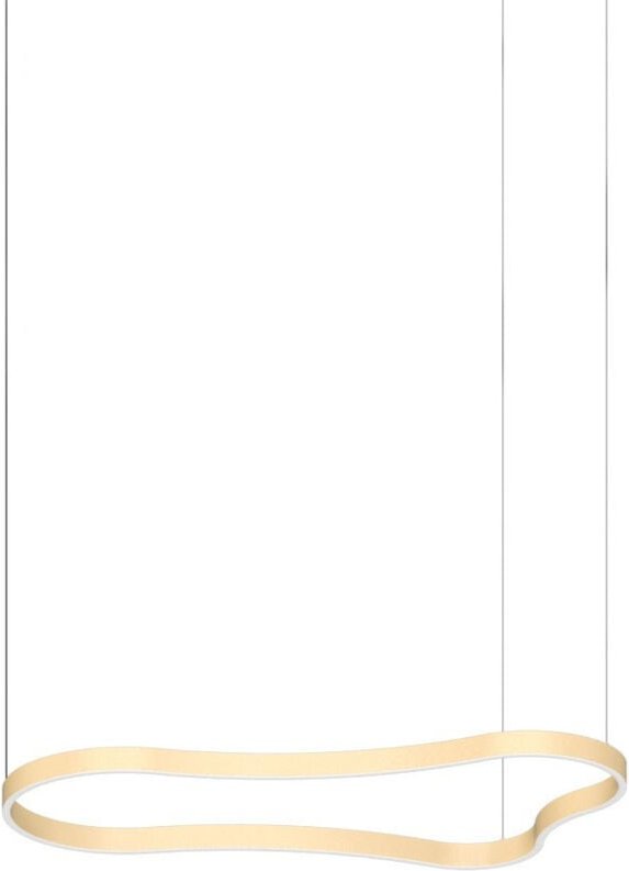 Ideal Lux WAVES 125cm integrierte LED-Pendelleuchte, Deckenleuchte, Gold, 3000K