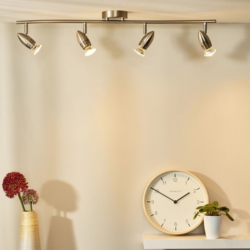 Lucide - caro-led - Deckenstrahler - led - GU10 - 4x5W 2700K - Chrom Matt