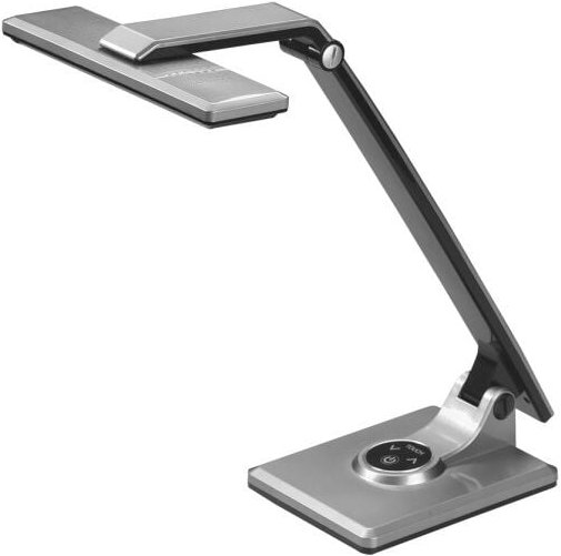 Flexo Vinchi Silber/schwarz 9w 630lm 4500k Tactil Einstellbare Intensität Anzeigbar 41,9x23x27,6 Cm - Fabrilamp