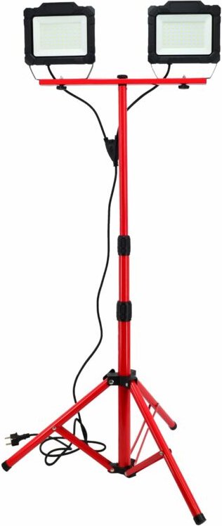 Awtools reflektor smd led ze statywem 2x50w