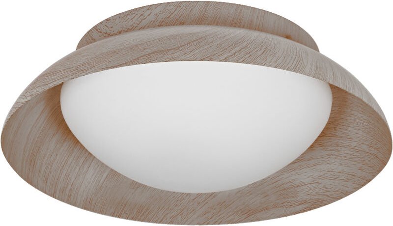 Ledvance - orbis madrid Deckenleuchte 305mm, holzfarben, 2XE27-Sockel, kann mit smarter Lampe bestückt werden, modernes ...