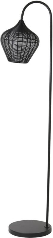 Stehlampe - Alvaro - schwarz - metall - - Light&living