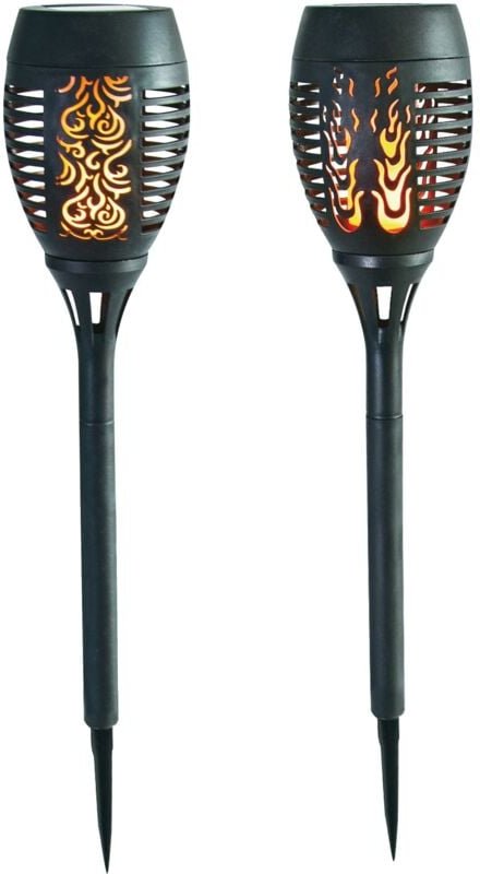 Thumbnail - Buri - Solar Gartenfackel Rattanoptik Gartenlampe Gartenlaterne Solarleuchte Solarlampe