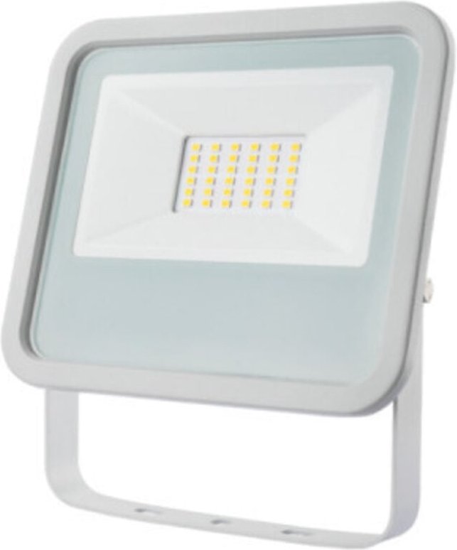 EDM - LED-Projektor 30 w 2370 lm 6400 k Kaltlicht 15,8 x 2,9 x 13,5 cm Weiß