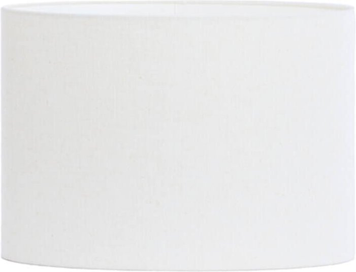 Lampenschirm - Livigno - weiß - textil - E27 - - Light&living
