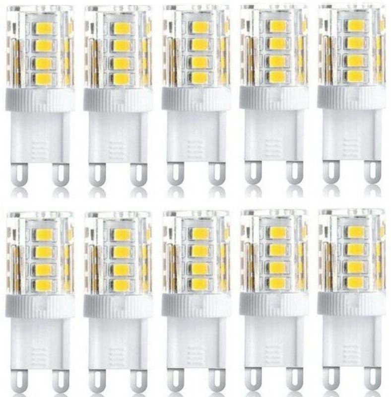 Alovez - 10 Stück led Strahler, led Dekoleuchte, G9 led Leuchtmittel, 5W warmweiß kaltweiß, energiesparende led Leuchtmi...