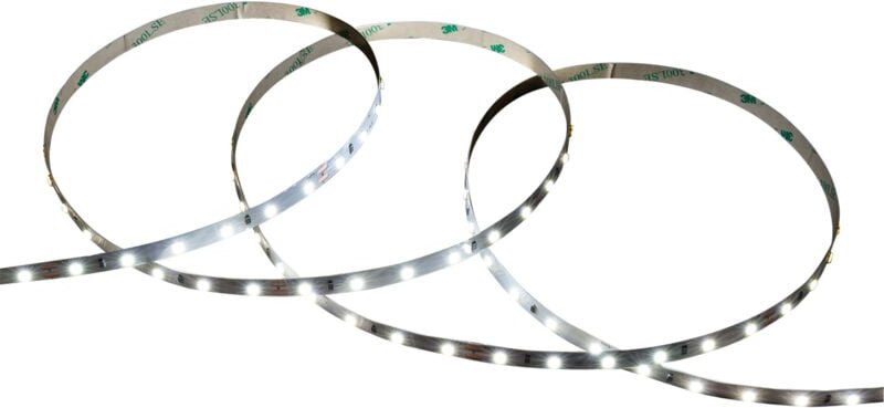 Efectoled - LED-Streifen 24V smd 60 LED/m 5m 5W/m 500lm/m Breite 8mm Schnitt 10cm IP20 6000K Kaltweiß