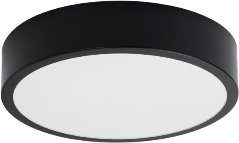 Onyx Zylindrische Deckenleuchte 30cm Schwarz led 3000K - Sollux