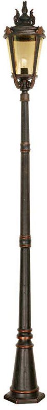 Thumbnail - Baltimore - 1 leichte große Außenlampe Pfosten verwitterte Bronze IP44, E27 - Elstead