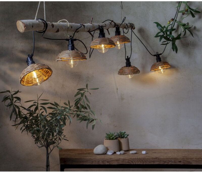 Star - LED-Lichterkette 'Cesta Light', 6-tlg., 6 ww led