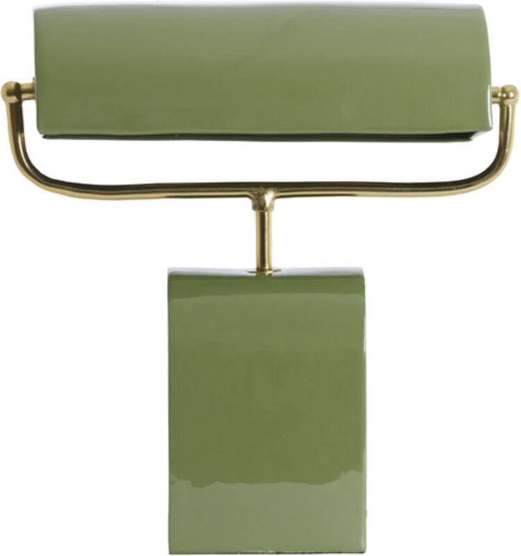 Light & Living - tischlampe - Cardona - grün - metall -