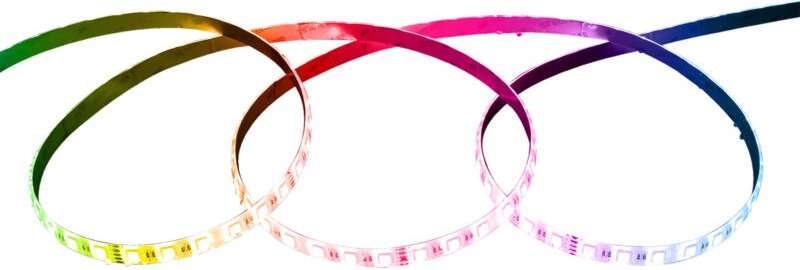 Efectoled - LED-Streifen 24V rgbw smd 60LED/m 5m 12W/m Breite 12mm Schnitt 10cm IP65 rgbw