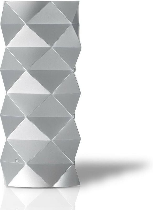 Linea Zero - Silberne Tischlampe Cm. 13 x 32 Std