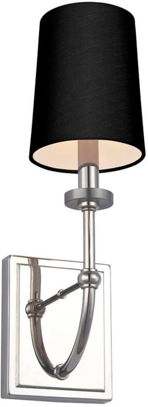 Wandleuchte Wandlampe Feuchtraumlampe Spiegelleuchte Wohnzimmer Stoff chrom led