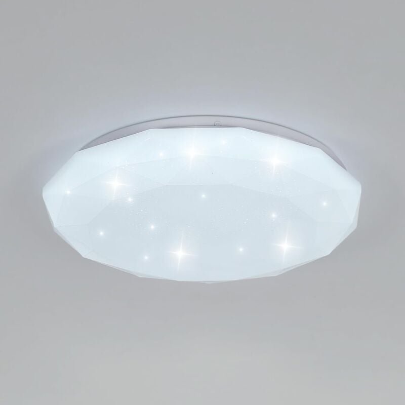 COMELY LED Deckenleuchte 24W Deckenlampe Stern LED Moderne LED-Deckenleuchte Diamant für Kinderzimmer Küche Flur Schlafz...