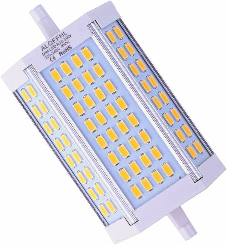 R7S 118 mm dimmbare 30-W-LED-Lampe, lineare LED-Doppelend-J-Typ-Flutlichtstrahler (entspricht 200 W/300 W Halogen T3), 3...