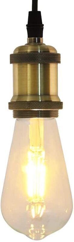 Lampenfassungen 2 Stk. Bronze E27 Vidaxl