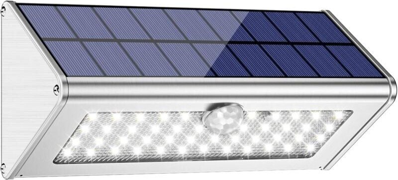 48LED 4500mAh Outdoor-Solarlampe, Gehäuse aus Aluminiumlegierung, IP65 wasserdicht, Radar-Bewegungserkennung