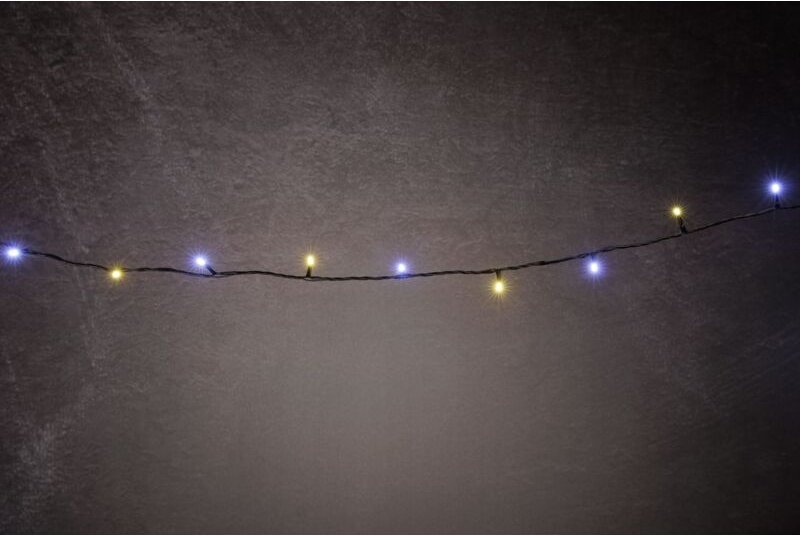 TrendLine LED-Lichterkette Classic Außen 11,5 m warmweiß-kaltweiß mit Timer Lichterketten