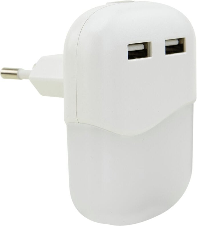 Led Nachtlicht mit Dämmerungssensor & 2x usb - led Leuchte - Ansmann