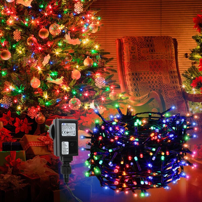 Wolketon 30M 300 LED Lichterkette 8 Lichtmodi Wasserdicht Party Garten Beleuchtung Innen Außen Weihnachten Hochzeit Deko...