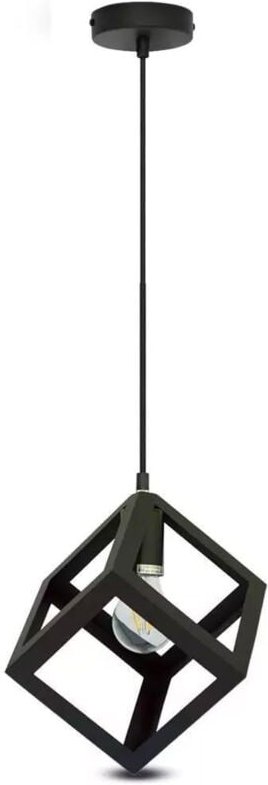 Pendel Leuchte Käfig Design Schlaf Zimmer Strahler Decken Beleuchtung schwarz V-tac 3834