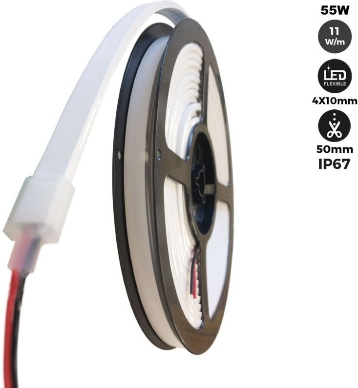 Barcelona Led - Flexibler LED-Neonschlauch 24 v dc - 4x10 mm - 5 m - Komplettset