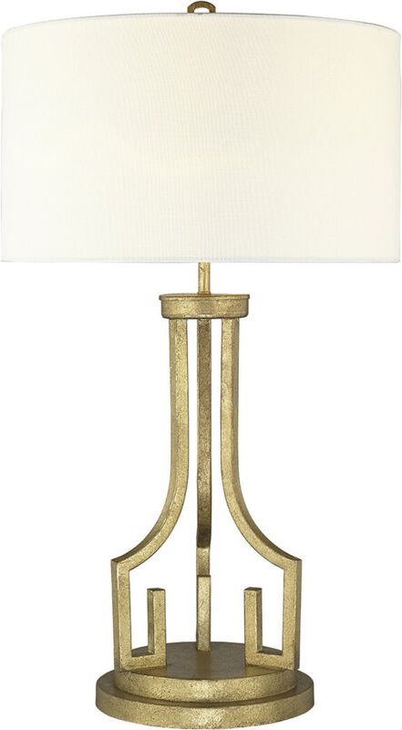 Lemuria - 1 Leuchttischlampe Gold, E27 - Elstead