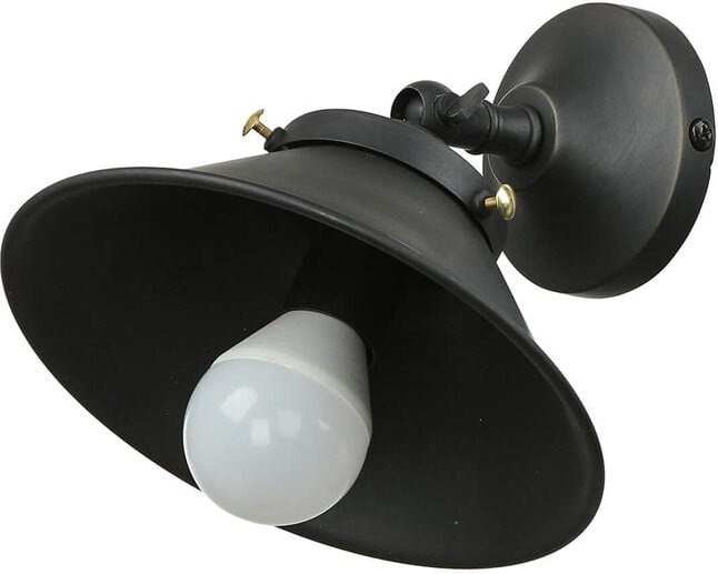 Wandlampe Vintage in Bronze aus Messing