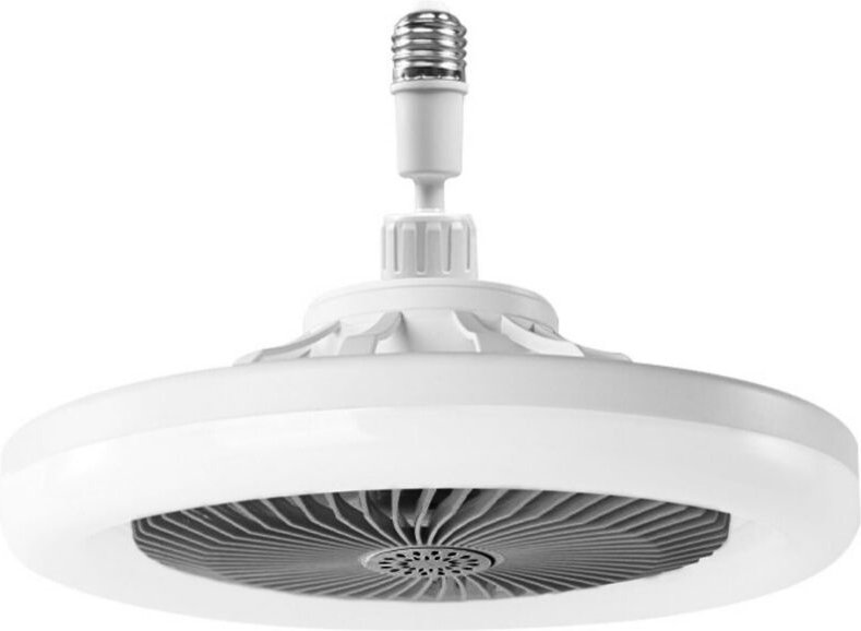 Aimoonsa - Deckenventilator mit Licht, Leiser Deckenventilator, E27 Dimmbare led Deckenleuchte, 3 Geschwindigkeiten, Tim...