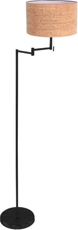 Mexlite - stehlampe - Bella - natürlich schwarz - metall textil -