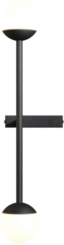 Maytoni Touch Moderne integrierte LED-Wandleuchte, schwarze Steuerung, 3000 K, 800 lm, weißer Schirm