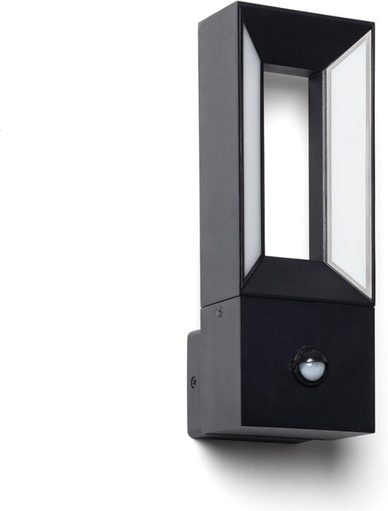 Thumbnail - Efectoled - led Wandleuchte Außen Aluminium 2x5W Trimel mit Bewegungssensor Schwarz