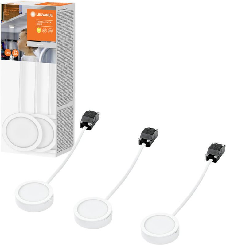 Thumbnail - Ledvance - 4058075791565 Unterbauleuchte led 3.00 w Warmweiß Weiß